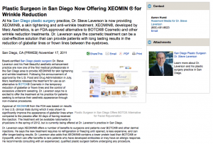 plastic, surgeon, surgery, xeomin, botox, alternative, san, diego, ca